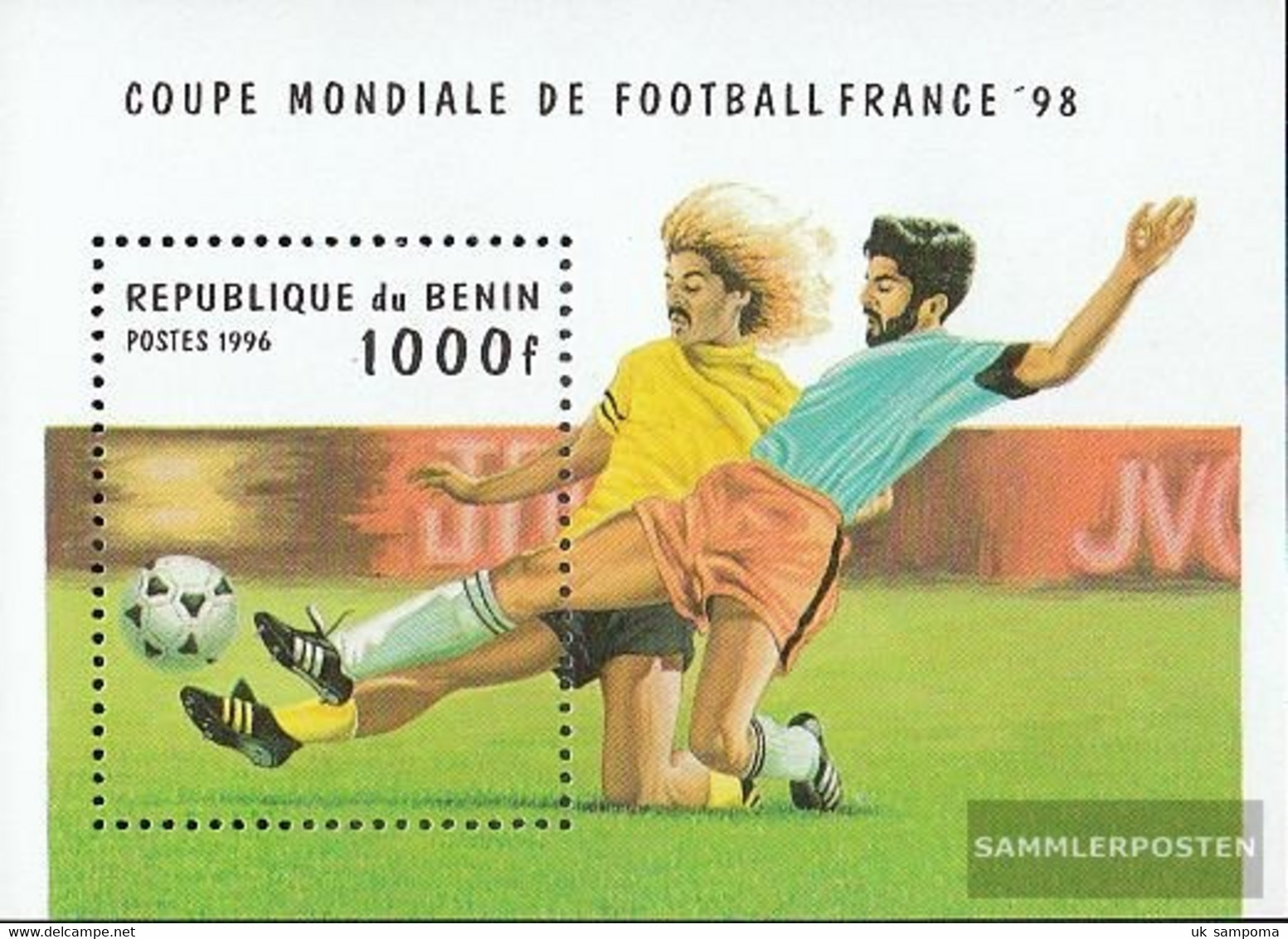 Benin Block15 (complete Issue) Unmounted Mint / Never Hinged 1996 Football-WM 98, France - Other & Unclassified