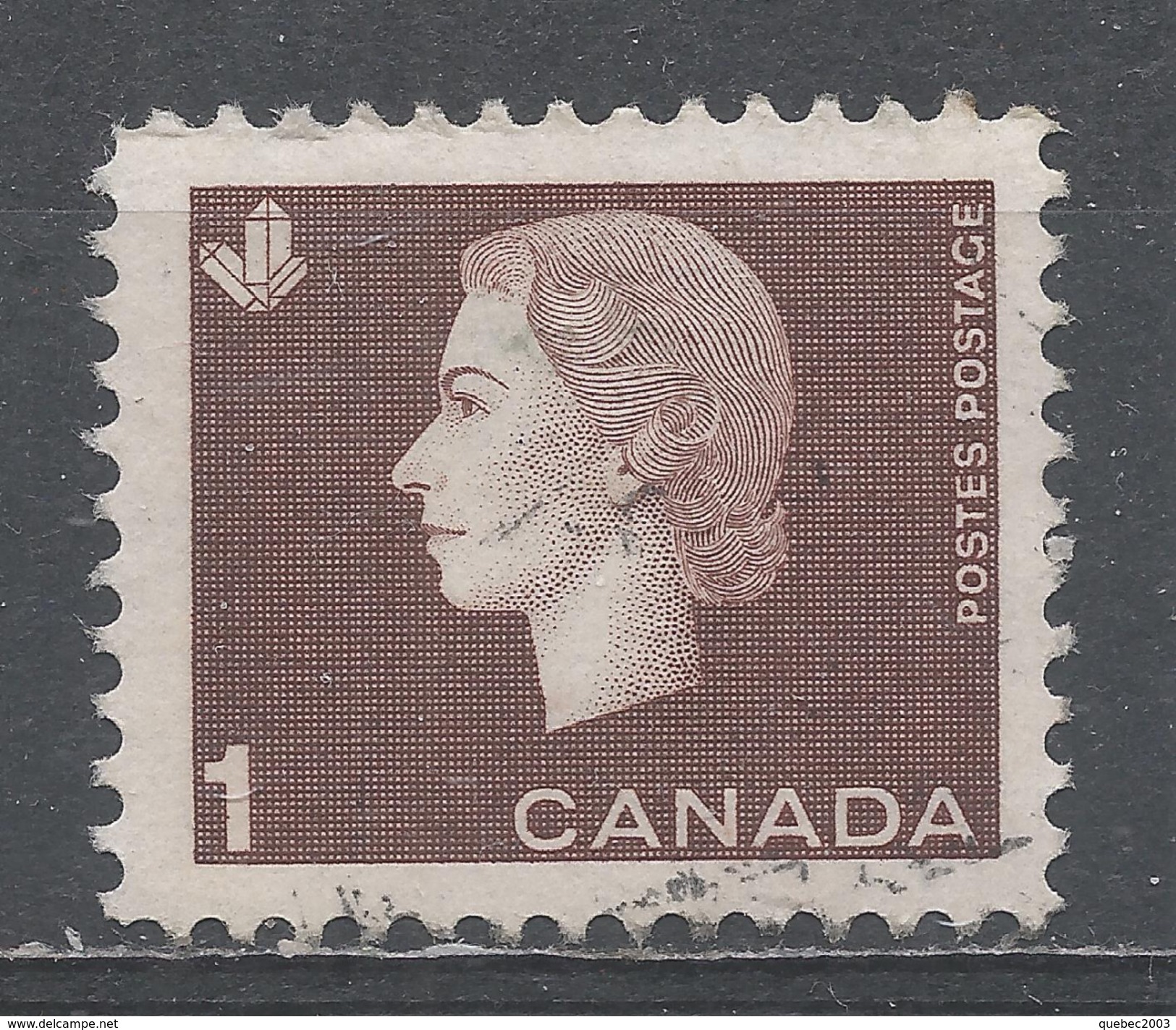 Canada 1963, Scott #401 (U) Queen Elizabeth II And Mineral Crystals - Oblitérés