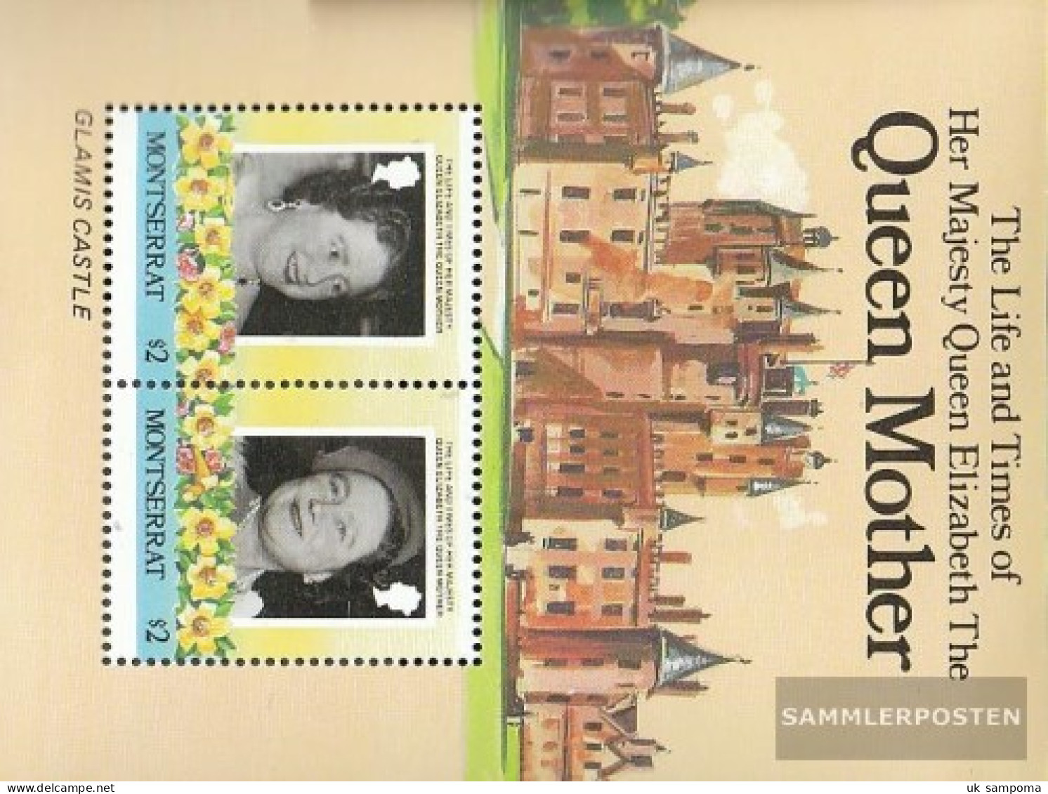 Montserrat Block30 (complete Issue) Unmounted Mint / Never Hinged 1985 Queen Mother Elizabeth - Montserrat