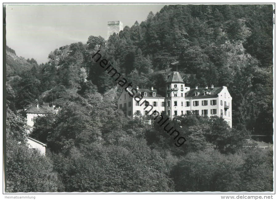 Promontogno Im Bergell - Hotel Bregaglia - Familie Picenoni - Ansichtskarte Großformat - Bregaglia