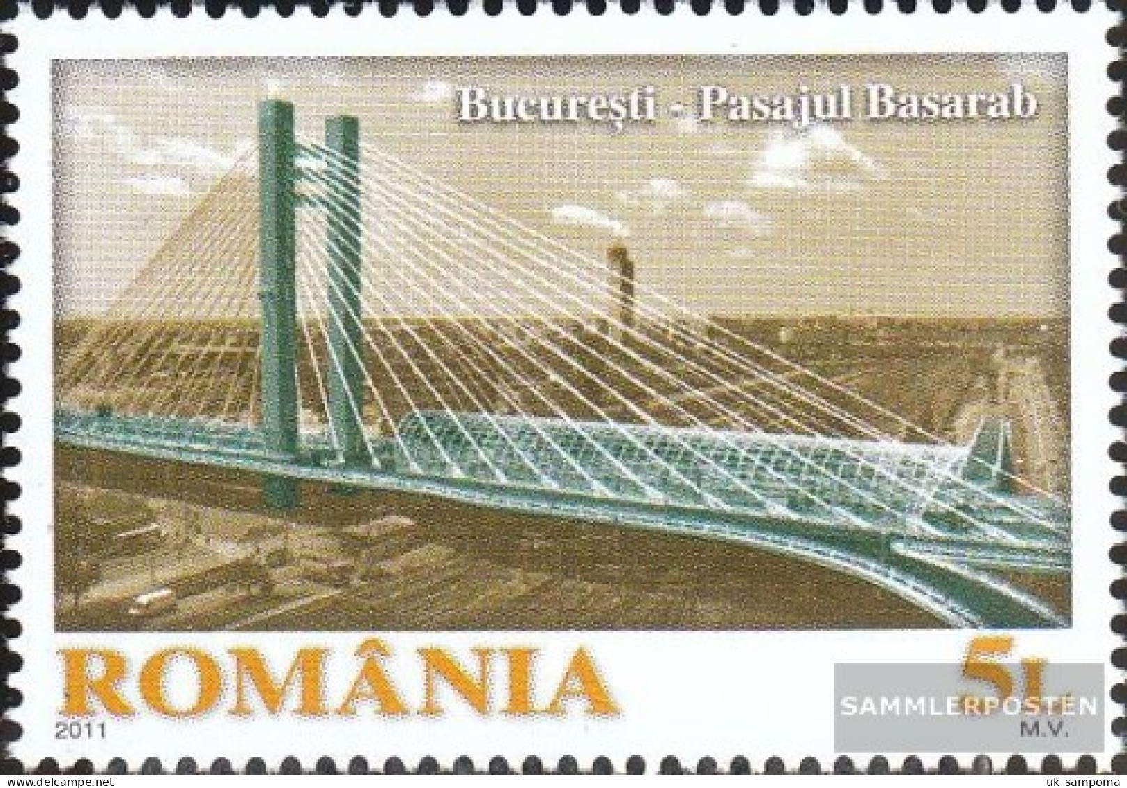 Romania 6536 (complete Issue) Unmounted Mint / Never Hinged 2011 Opening Straßenbrücke - Nuovi