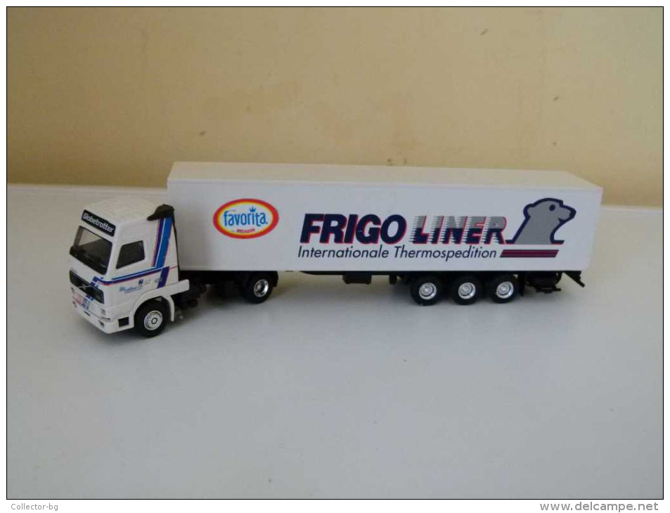 VOLVO TIR Frigo Liner Austria Metal Toy Model Truck 19cm. 100% Original Rare - Trucks, Buses & Construction