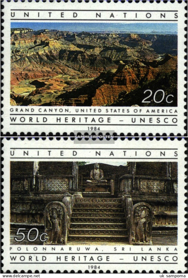 UN - New York 444-445 (complete Issue) Unmounted Mint / Never Hinged 1984 Heritage - Nuevos