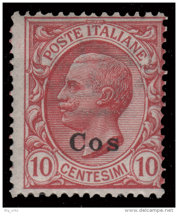 Italia - Isole Egeo: Coo - 10 C. Rosa - 1912 - Aegean (Coo)