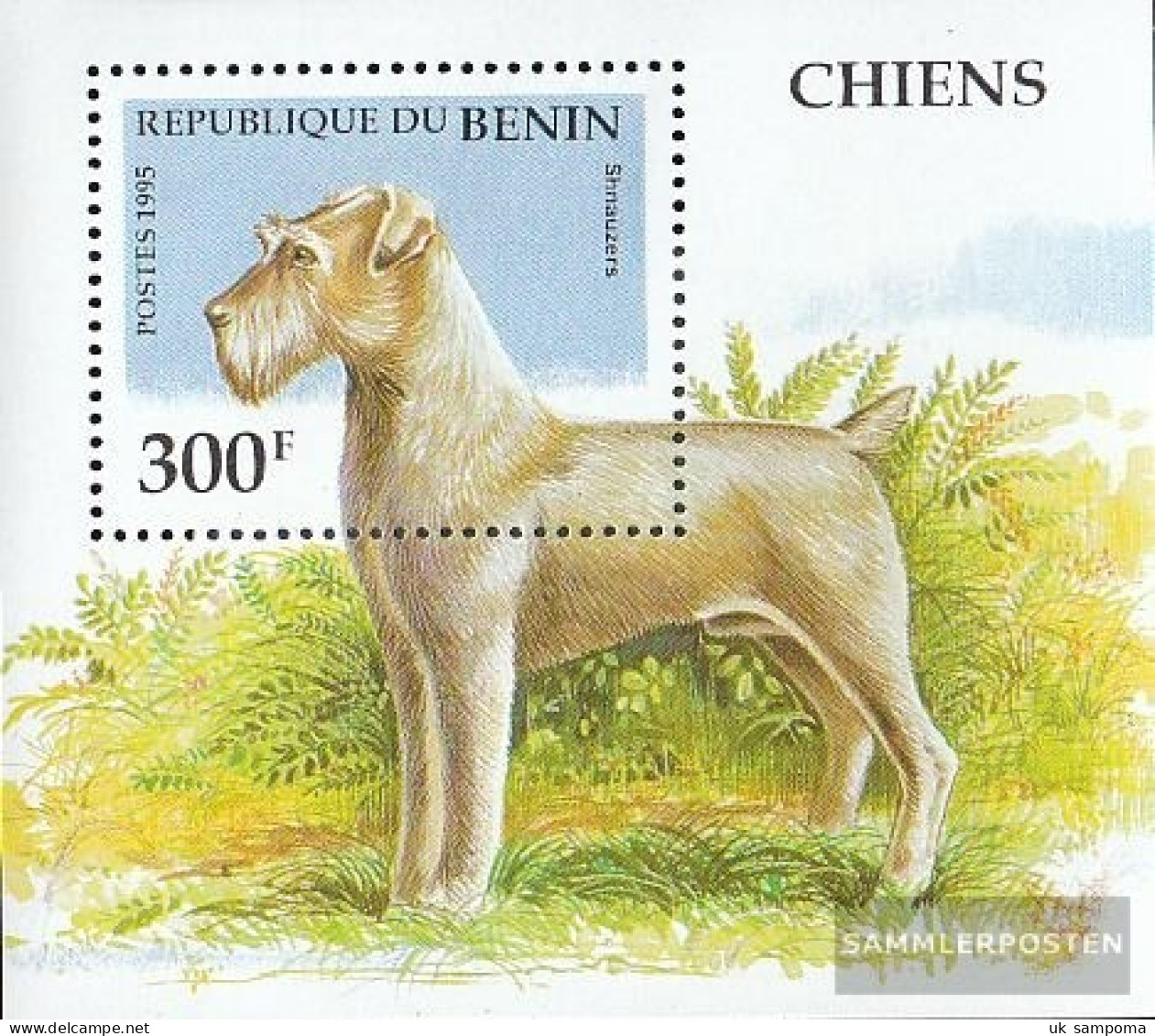 Benin Block12 (complete Issue) Unmounted Mint / Never Hinged 1995 Dogs - Other & Unclassified