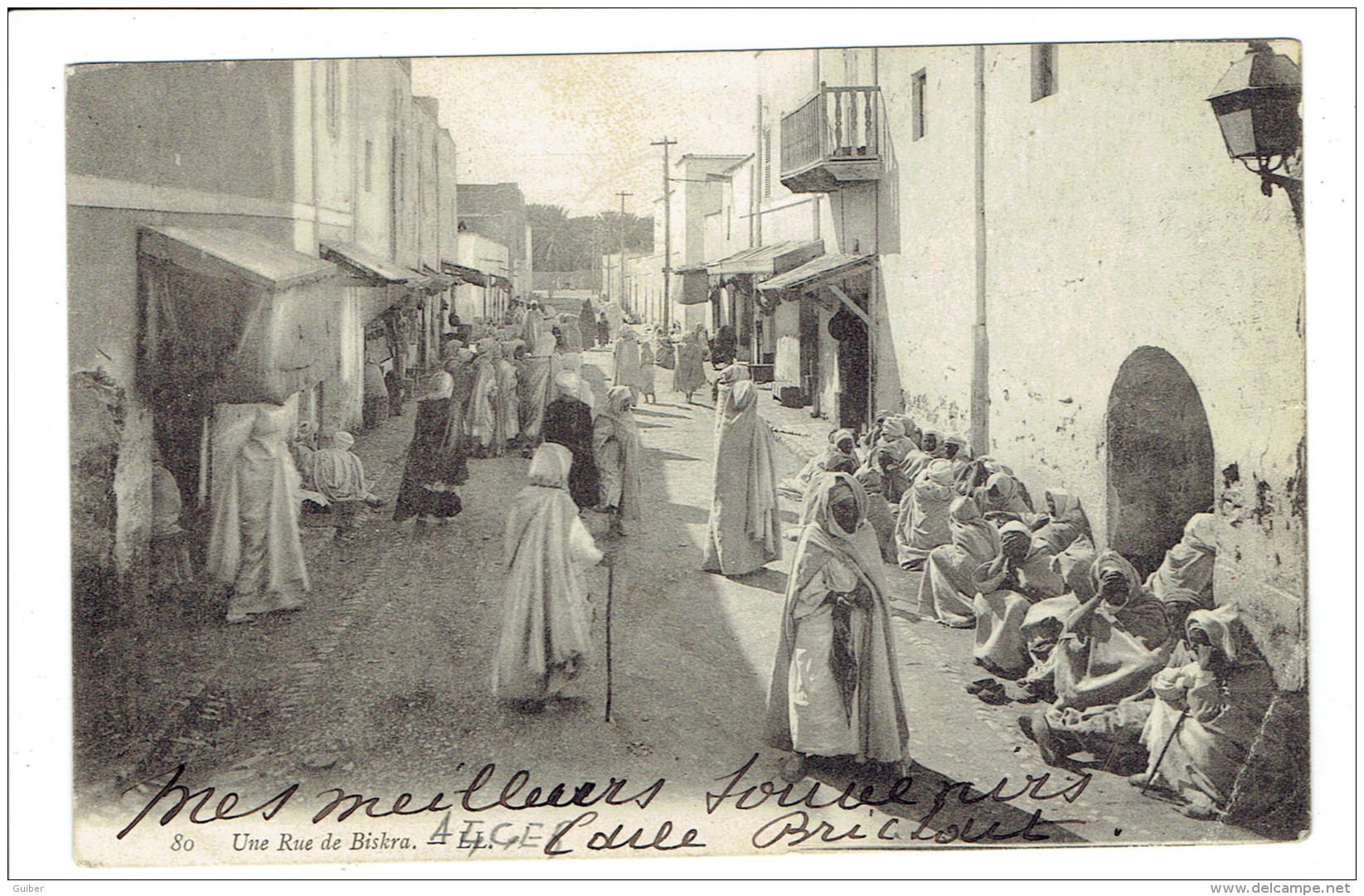 Constantine Une Rue De Biskra Animée   Plis! - Constantine