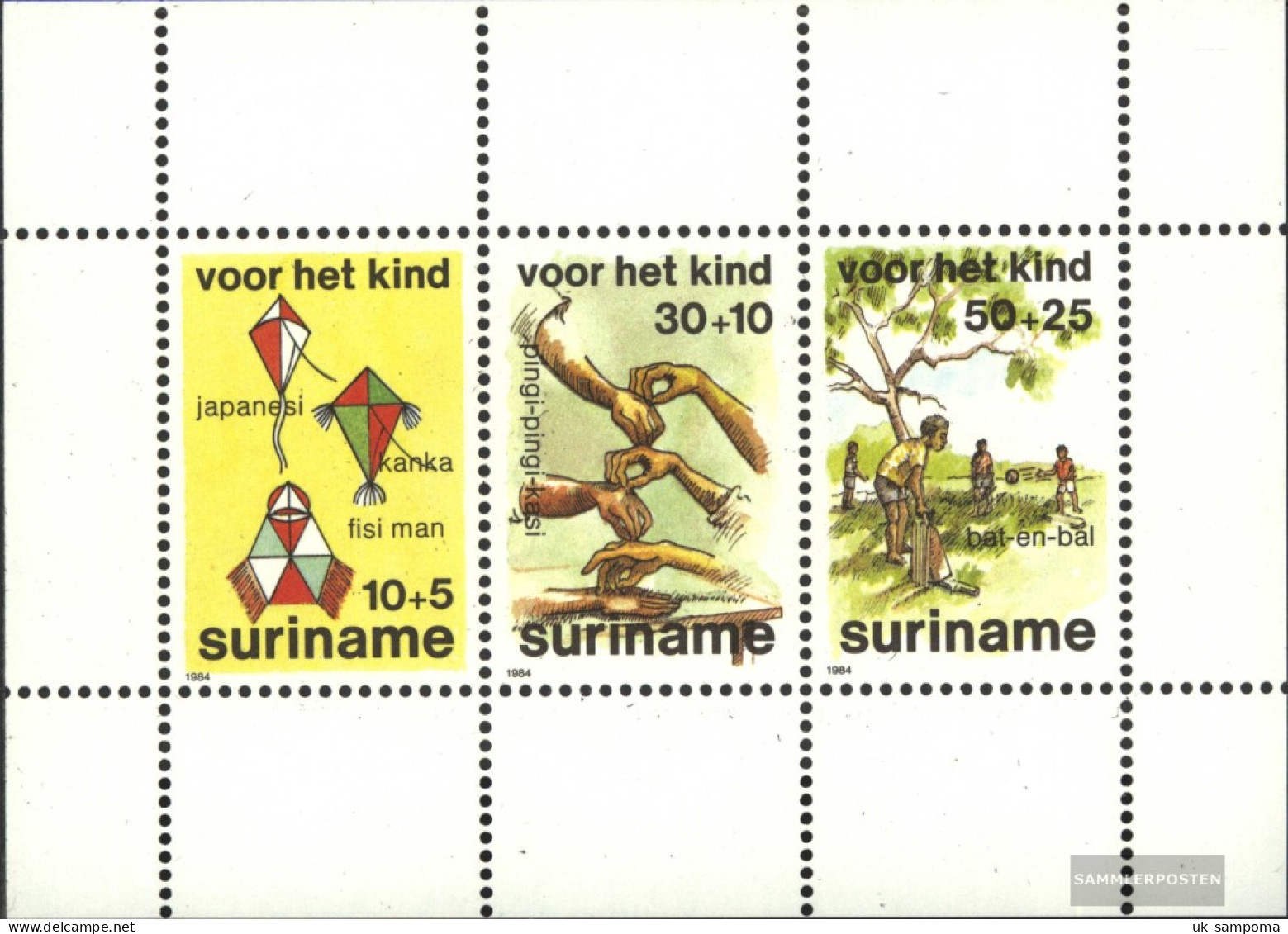 Suriname Block39 (complete Issue) Unmounted Mint / Never Hinged 1984 Youth - Surinam