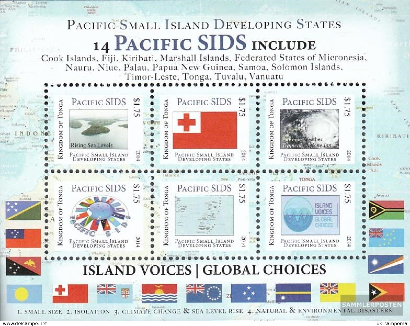 Tonga Block79 (complete Issue) Unmounted Mint / Never Hinged 2014 Island-Entwicklungsstaaten - Tonga (1970-...)