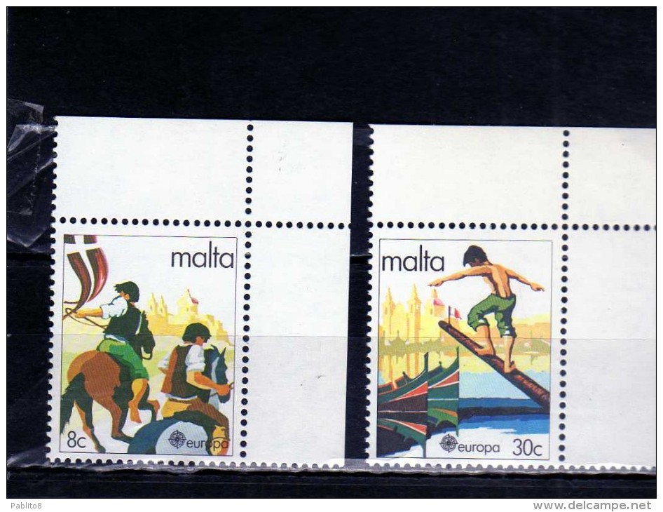 MALTA 1981 EUROPA CEPT UNITA COMPLETE SET SERIE COMPLETA MNH - Malta