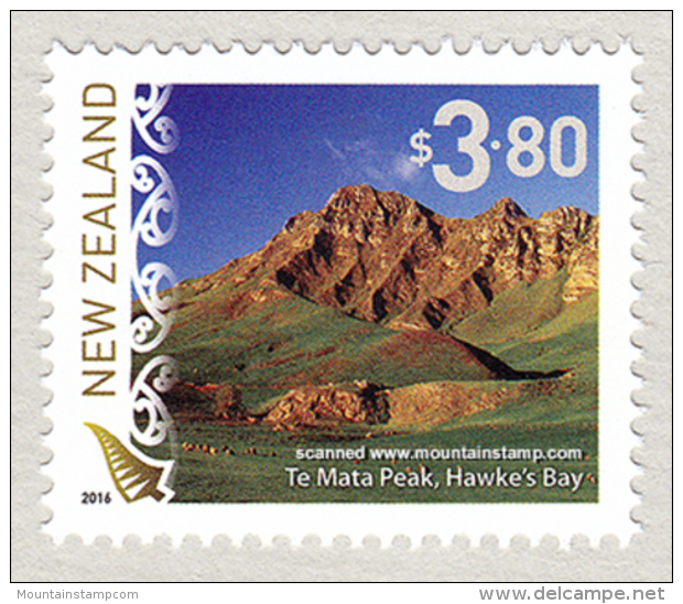 New Zealand 2016 Berge Mountain Mountains Te Mata Peak MNH ** - Nuevos