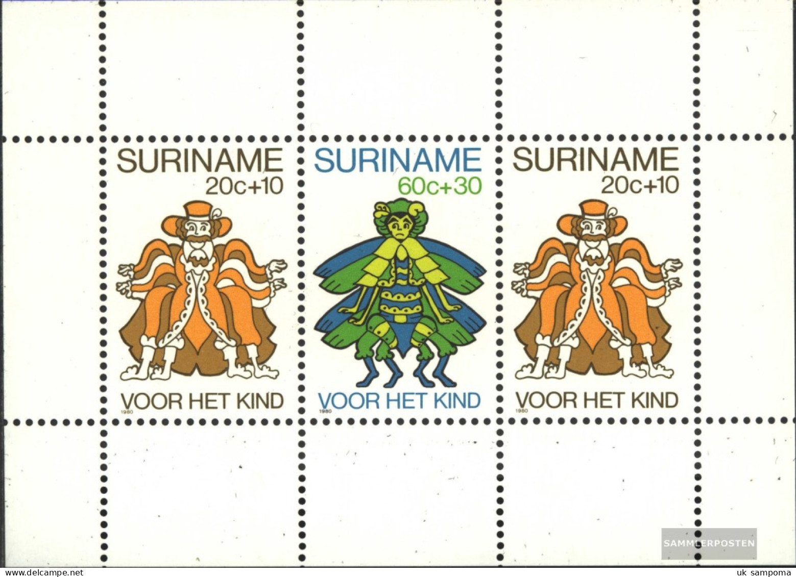 Suriname Block 26 (complete Issue) Unmounted Mint / Never Hinged 1980 Youth - Surinam