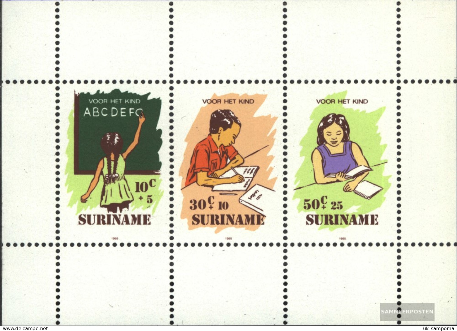 Suriname Block41 (complete Issue) Unmounted Mint / Never Hinged 1985 Youth - Suriname