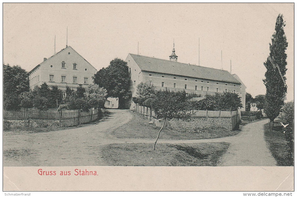 AK Gruss Stahna Gasthof ? Ketzerbachtal Bei Lommatzsch Meissen Nossen Mochau Starbach Döbeln Rosswein Lüttewitz Maltitz - Karcha