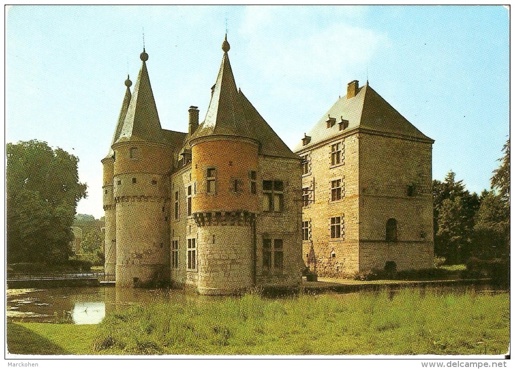 YVOIR - SPONTIN SUR BOCQ (5530) : Le Château Féodal, XIIè-XVIè S. Donjon Et Corps De Garde, Côté Nord. CPSM. - Yvoir