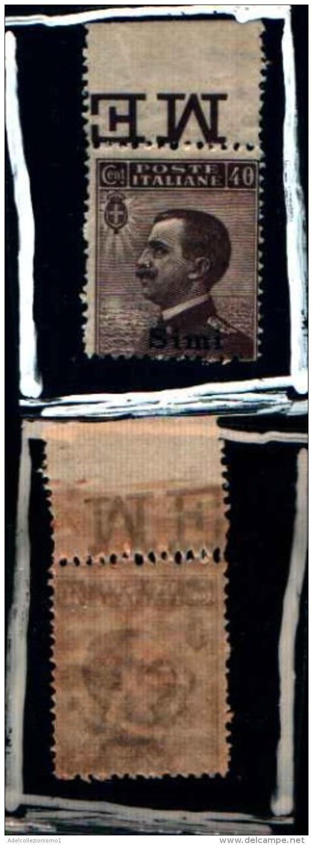 83177) Simi-Effigie Di Vittorio Emanuele III Tipo Michetti, Filigrana Corona-1val-.cat-6-- Nuovo- 4€ - Egée (Simi)