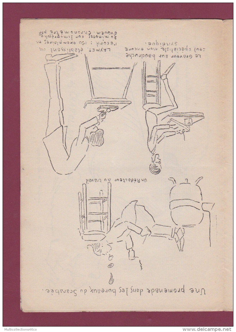 290716 - PARIS Revue Journal - éditorial LE SCARABEE N°3 - 15 Décembre 1923 Humour Satire Dessin - Collections