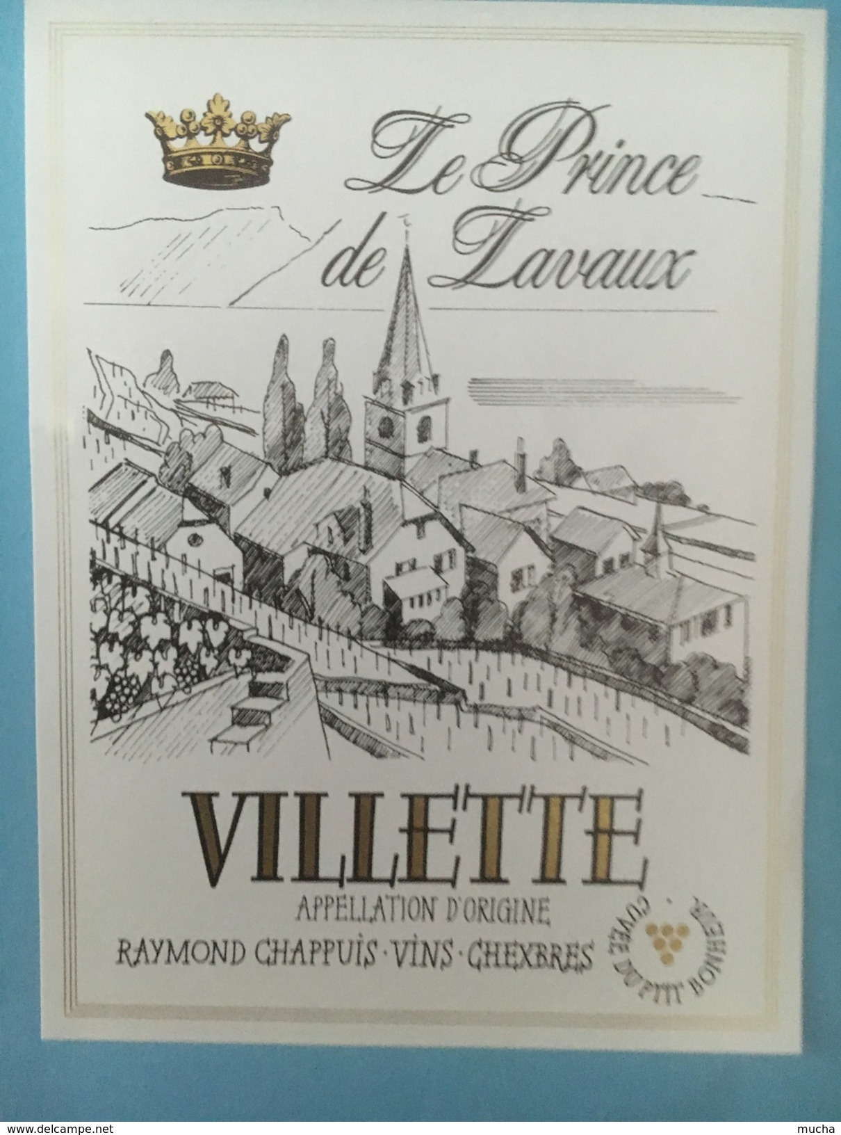1419 -  Suisse Vaud Villette Le Prince De Lavaux - Autres & Non Classés
