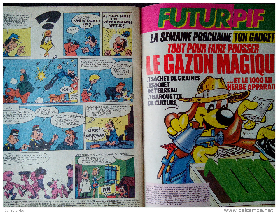 RARE COLLECTIBLE COMICS PIF FRANCE N996 JOURNALTON GADGET