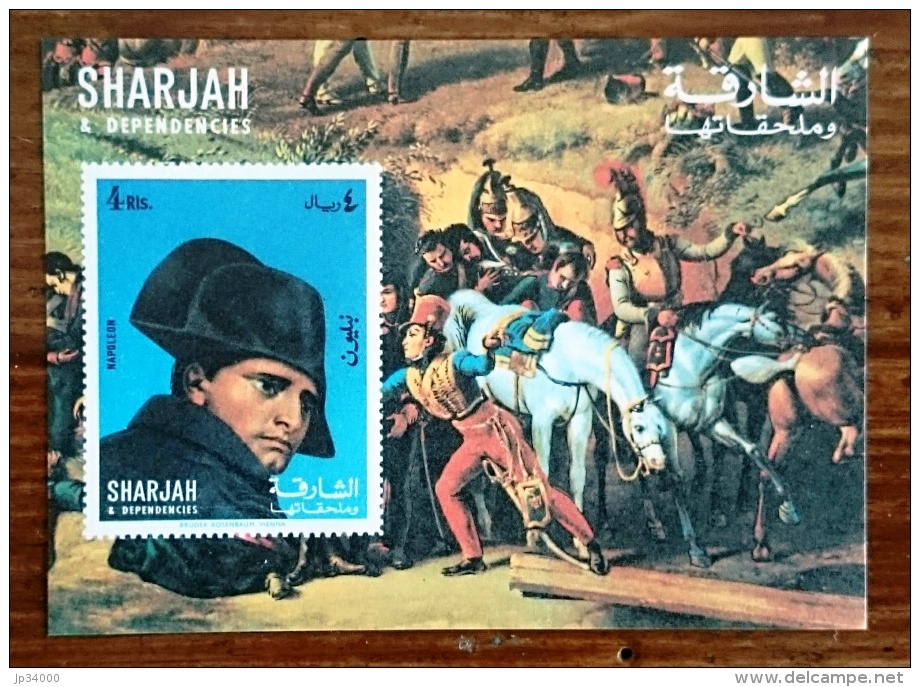 SHARJAH Napoleon. BF Neuf Sans Charniere **  MNH. Peinture. - Napoleon