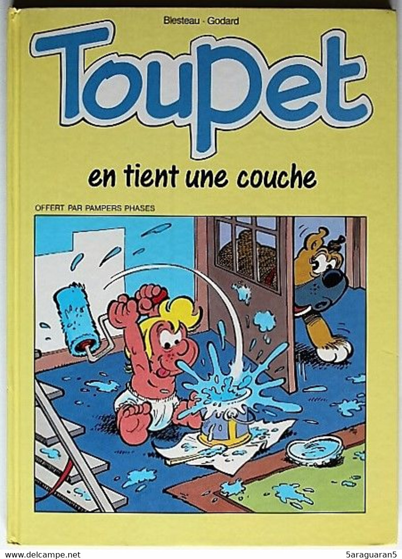 BD TOUPET - HS - Toupet En Tient Une Couche - EO Publicitaire Pampers 1992 - Toupet