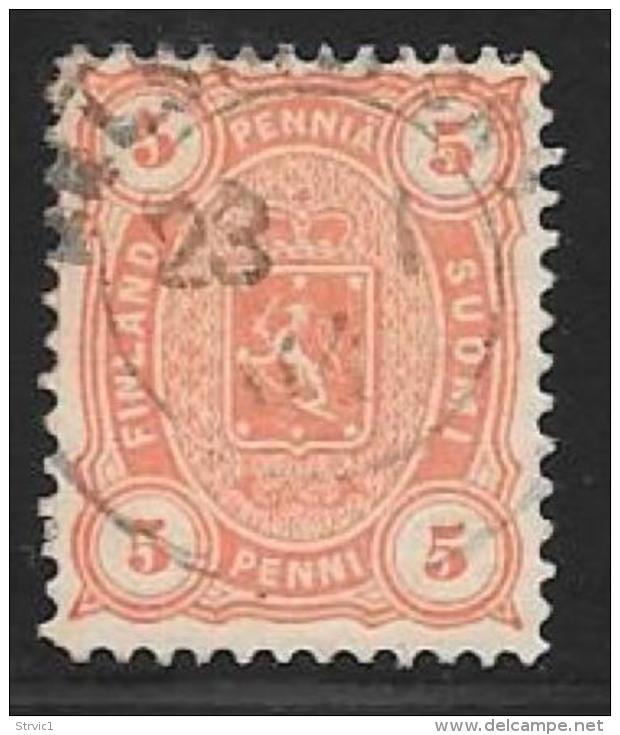 Finland, Scott # 26 Used Coat Of Arms, 1881 - Used Stamps