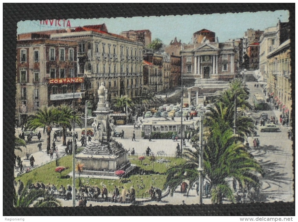 CATANIA - Piazza Stesicoro - Monumento A Vincenzo Bellini - Catania