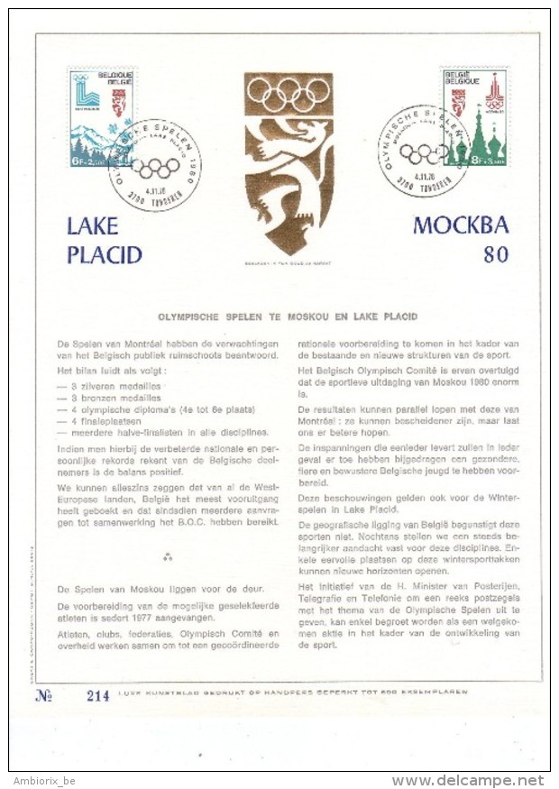 Carte Max Gold 1913-14 Mockba - Lake Placid - 1971-1980