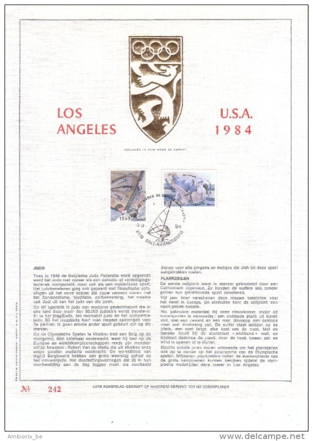 Carte Max Gold 2119-20 Los Angeles - USA 1984 - 1981-1990