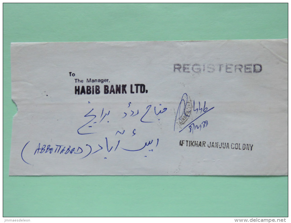 Pakistan 1988 Registered Cover Local - Mosque - Fort - Pakistan