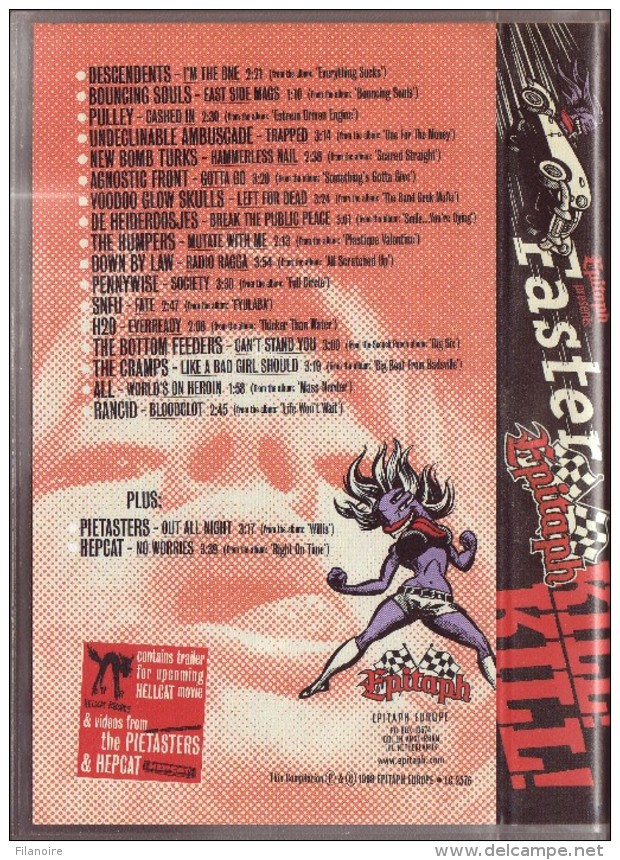 Kill ! Kill ! Faster, Epitaph ! Kill ! Kill ! (CRAMPS/RANCID/PIETASTERS/HEPCAT Etc (1998, VHS) - Conciertos Y Música