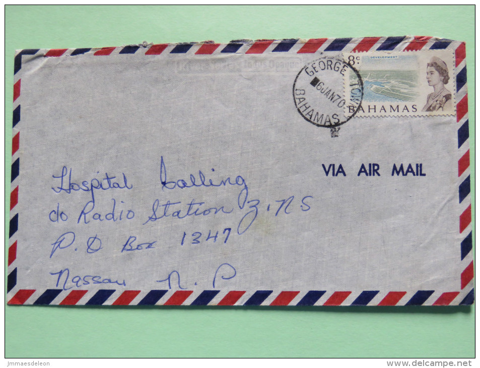 Bahamas 1970 Cover To Nassau - Queen - Harbor - Marchin