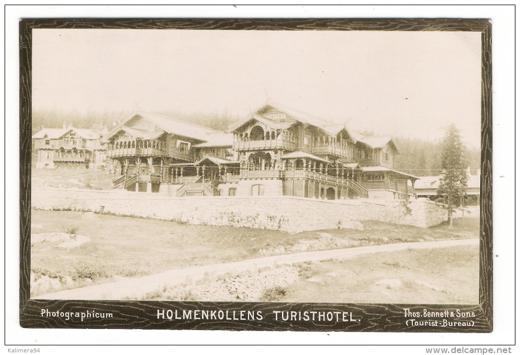 NORVÈGE  /  NORGE  /  CHRISTIANA  /  HOLMENKOLLENS  TURISTHOTEL  /  Photographicum , Vers 1890 - Norvège