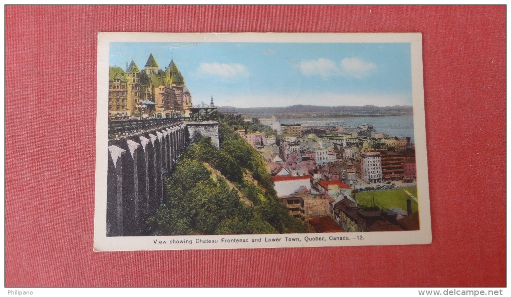 Has Stamp & Cancel------Quebec> Québec - Château Frontenac    Ref  2306 - Québec - Château Frontenac