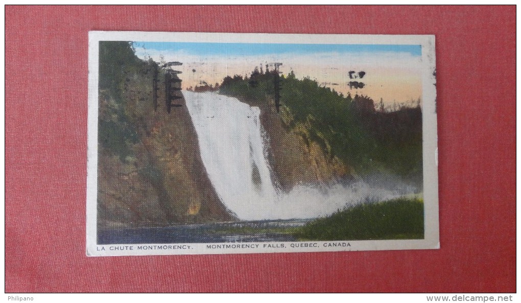 Has Stamp & Cancel-----  Canada > Quebec> Montmorency Falls      Ref  2306 - Chutes Montmorency