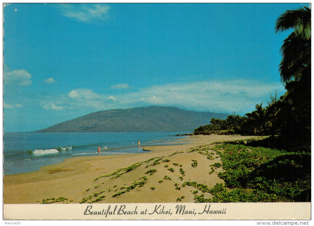 BEAUTIFUL  BEACH  AT  KIHEI--MAUI  HAWAII      (VIAGGIATA) - Maui