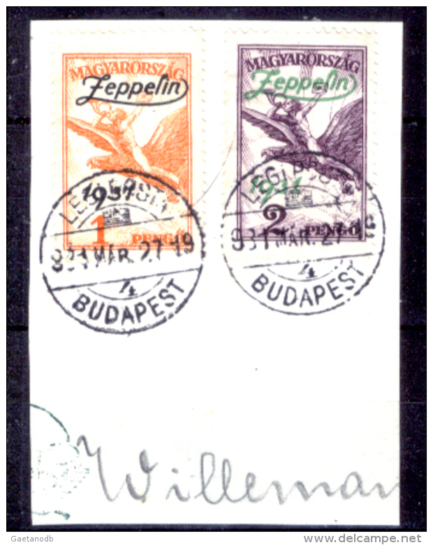 Ungheria-00061 - 1931: Posta Aerea, Y&T N. 24,25 (o) Used - Privo Di Difetti Occulti - Usati