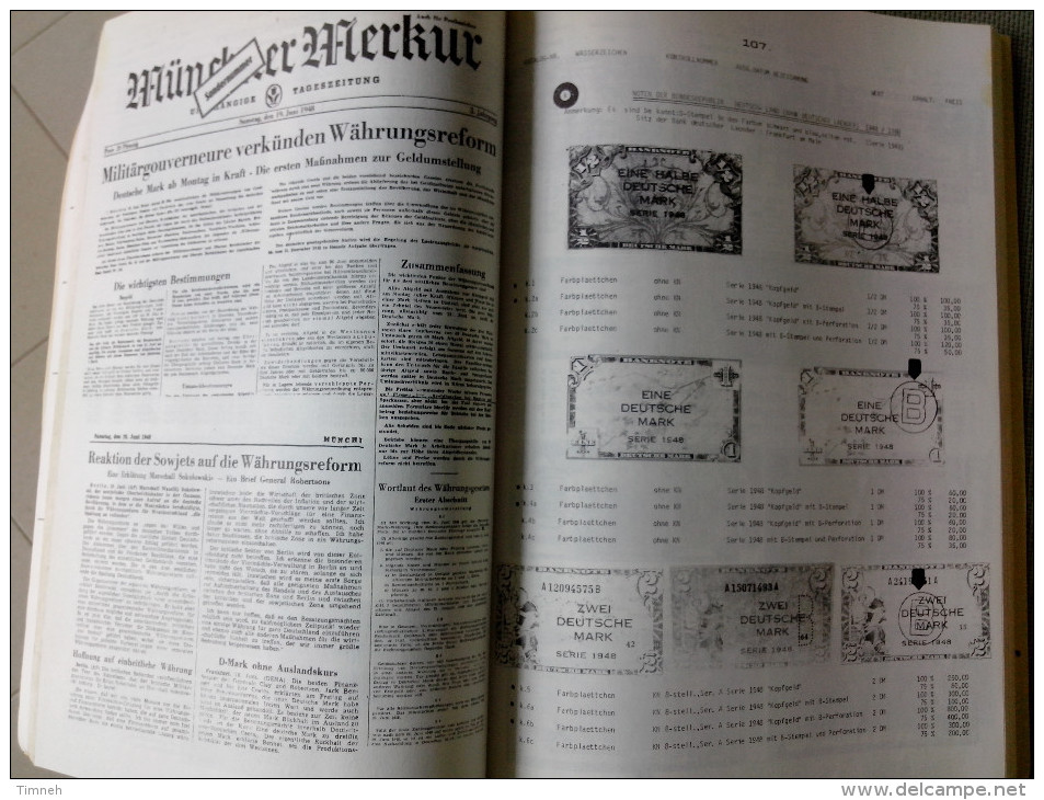 1984 - DAS NOTENBUCH KATALOG DER DEUTSCHEN BANKNOTEN AB 1874 MARK HOFFMANN DIETER - ALLEMAND