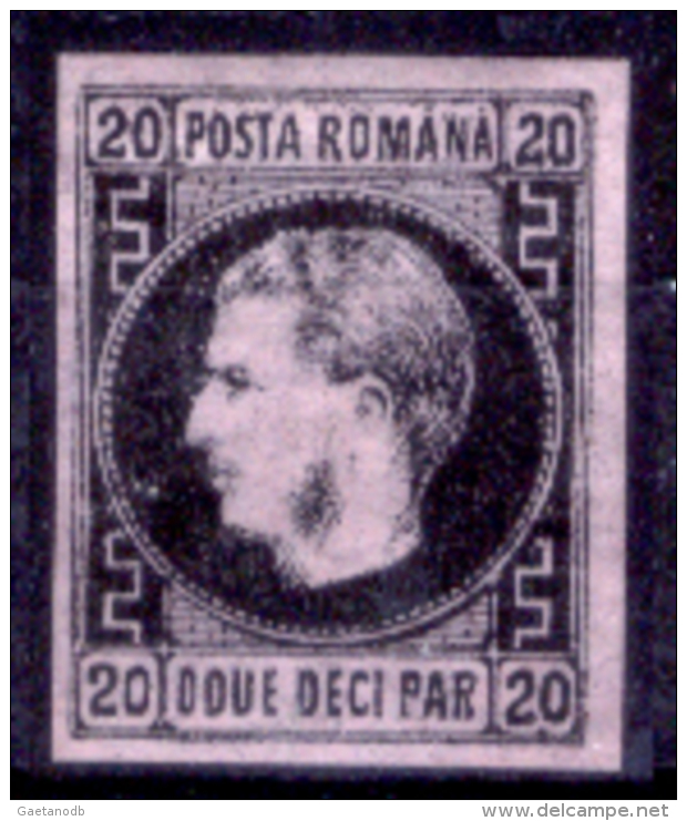 Romania-00068 - 1866-67: Y&T N. 16 (+) LH - Privo Di Difetti Occulti - 1858-1880 Moldavie & Principauté