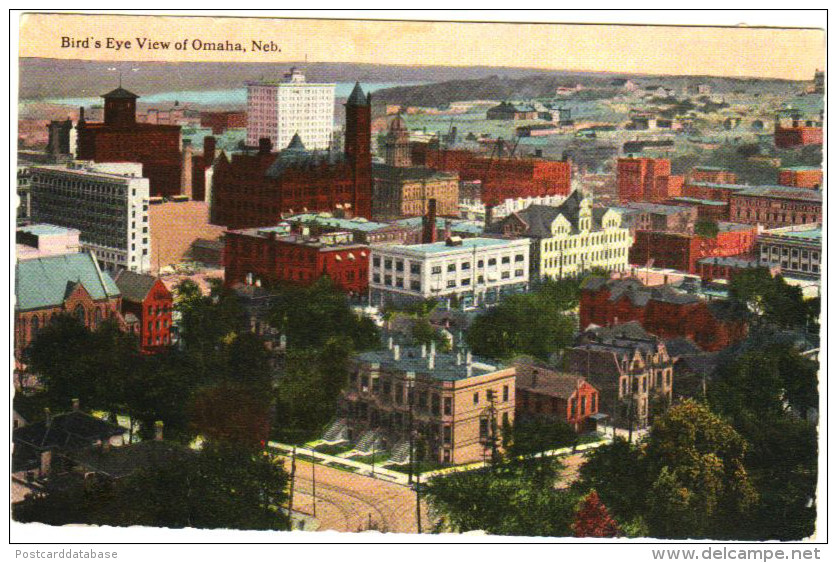 Bird's Eye View Of Omaha, Neb. - Omaha