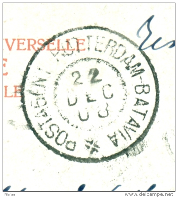 Nederland / Nederlands Indië - 1908 - GR Postagent Rotterdam-Batavia Op Ansicht Port Said Naar Munich / Bayern - Nederlands-Indië