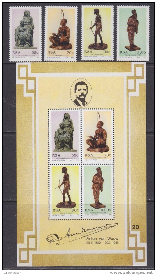 South Africa 1992 Anton Van Wouw 4v + M/s ** Mnh (31401) - Ongebruikt