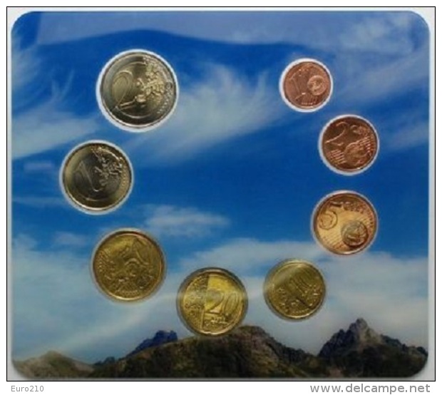 ANDORRA EURO COIN SET 2015 - BU quality - 8 coins - original