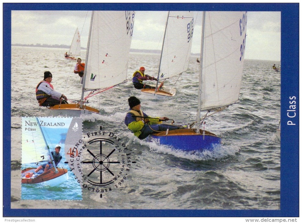 NEW ZELAND FDC SAILING (LUG160001-6) - Vela