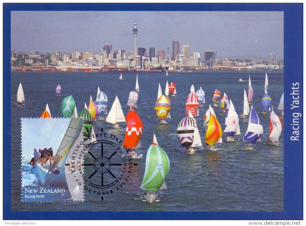 NEW ZELAND FDC SAILING (LUG160001-6) - Vela