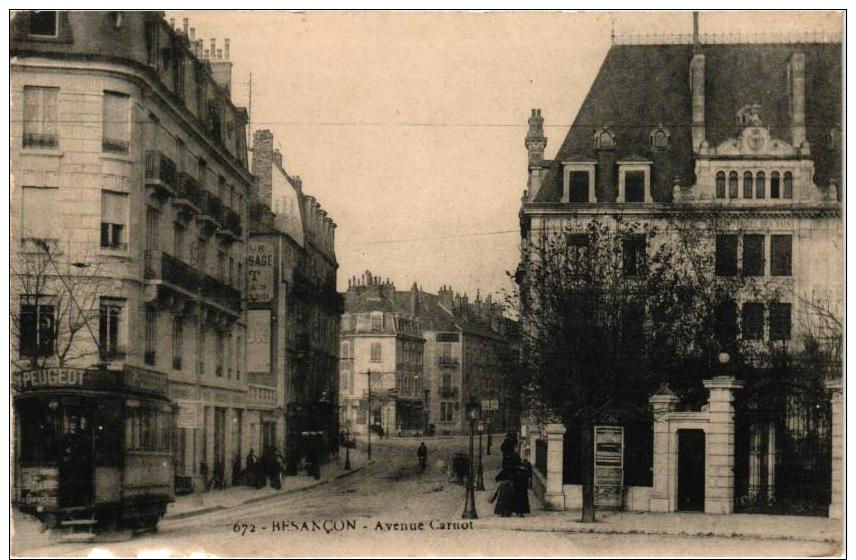 BESANCON AVENUE CARNOT ,TRAMWAY  REF 48082 - Besancon