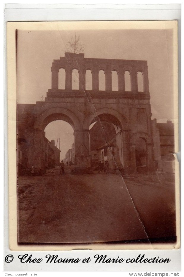 1923 - AUTUN - PORTE ST SAINT ARROUX - SAONE ET LOIRE - PHOTO 12 X 9 CM - Lieux