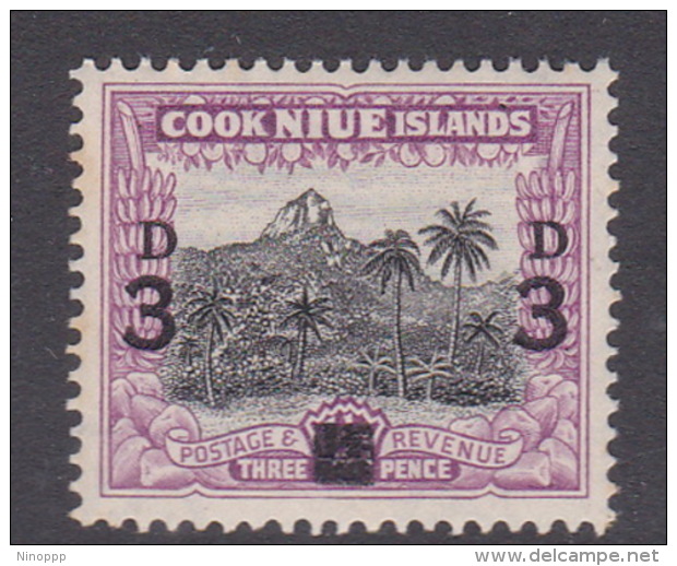 Niue SG 78 1940 Overprinted 3d Mint - Niue