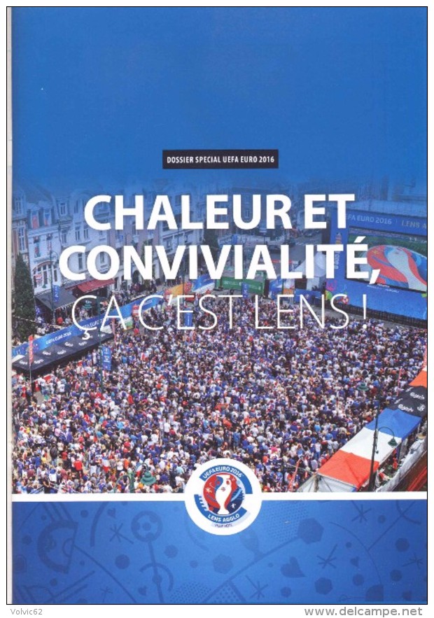 Lens Pas De Calais 62  Mag Magazine De La Ville Juillet Aout  Euro Football 2016  Réussi - Non Classés