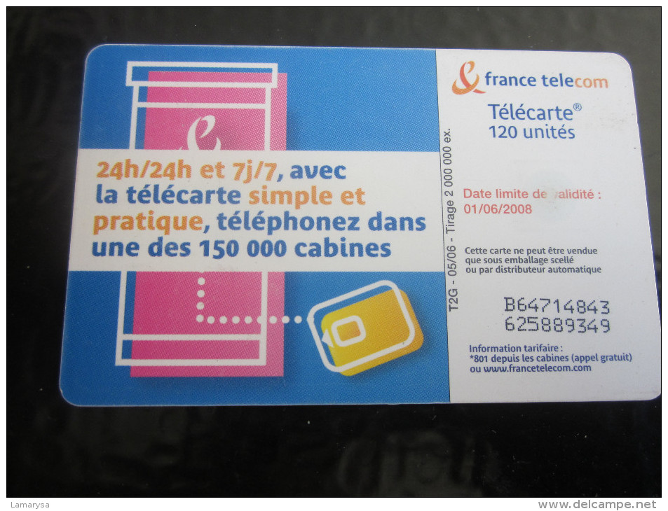 FRANCE TELECOM Télécarte 120 Unités Thème Du Shopping De La Mode De France Une Cabine Téléphonique En Guise De Sac - China