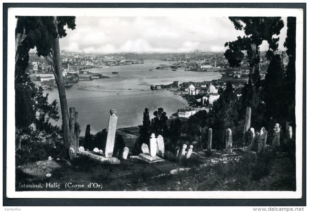 Istanbul, Halic, Corne D`Or, Friedhof, 19.8.1935 - Türkei